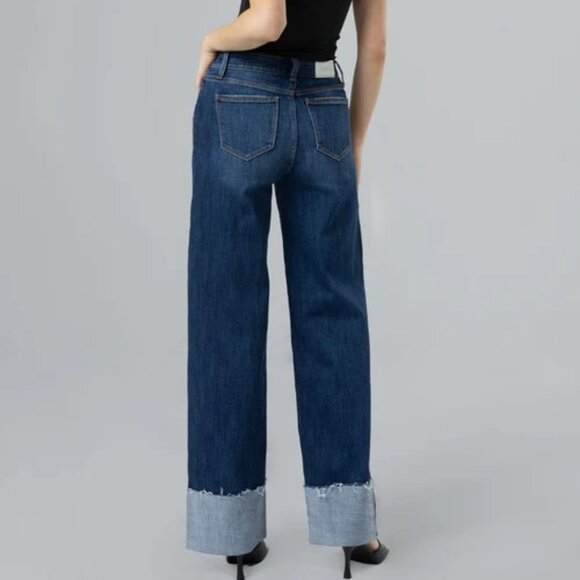 NWT Ceros Piper & Scoot Wide Legged Cuffed Jeans - Picture 2 of 6